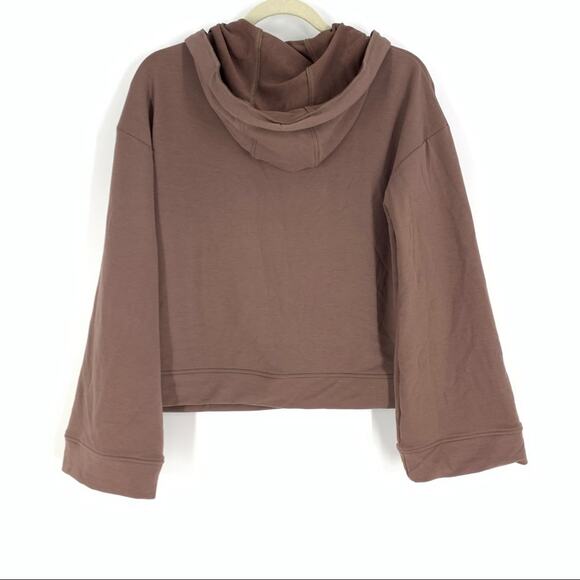 All In Motion Hoodie Sweatshirt Bell Sleeve Pullover Brown XS NWT - Picture 2 of 5